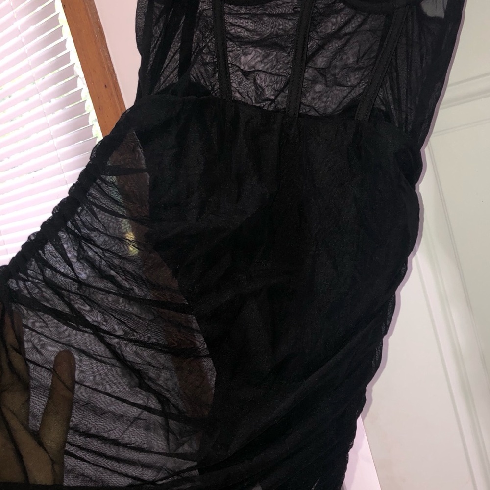Black mesh dress✨